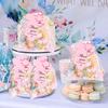 20pcs Handmade Keychains with Organzas Bags for Wedding and Baby Shower Baptism Party Supplies Anniversary Decorations