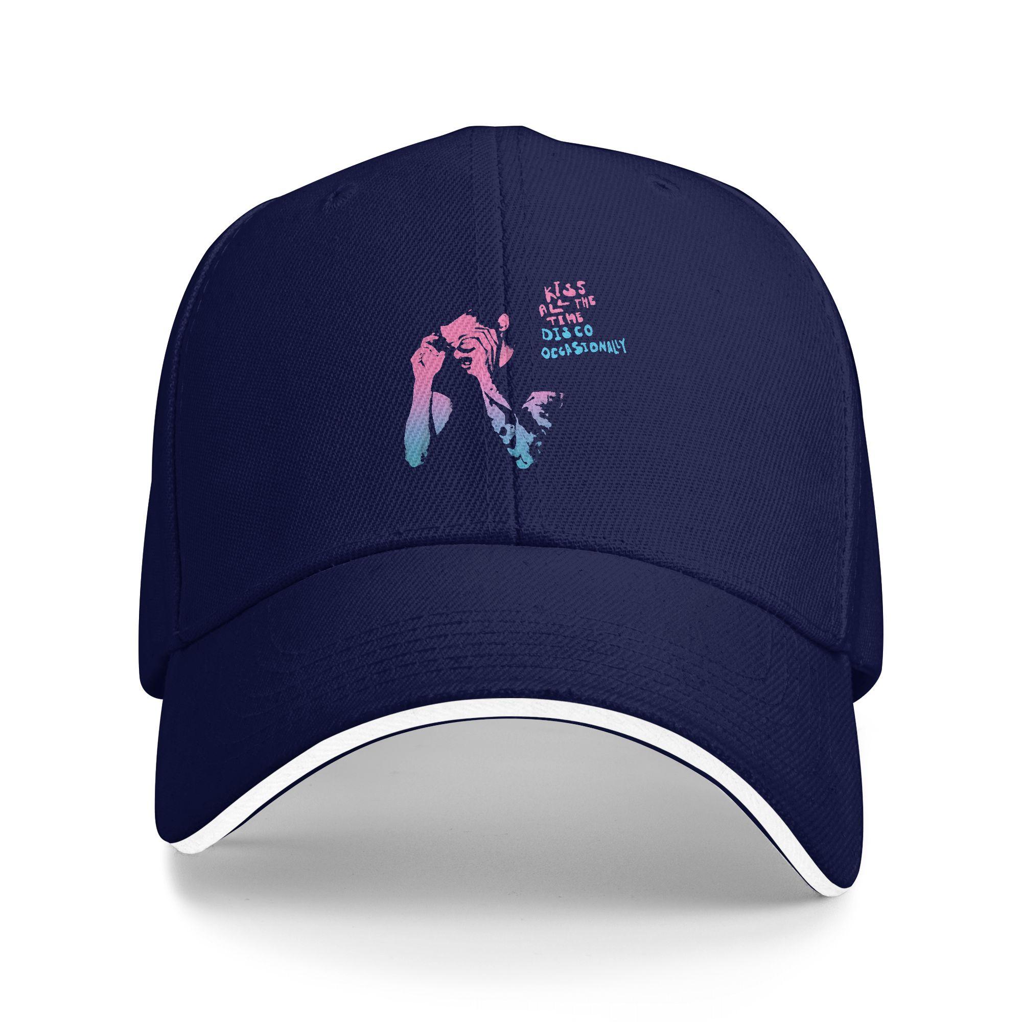 

Harry Style Kiss All The Time Disco Occasionally Baseball Cap Fitted Retro UnisexTeens Hip Hop Hats Outdoor Gym Baseball Caps One Size