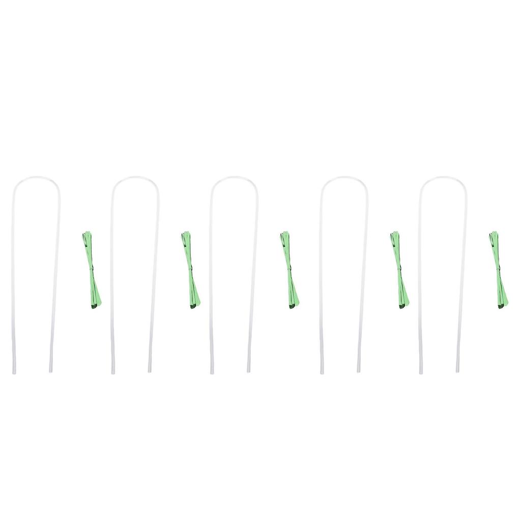 U Shape Plant Support Frame Clear Acrylic Holder Climbing Rack for Potted Plants Gardening Decoration