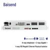 Baisende 8-Channel Telephone & Ethernet Fiber Optic Multiplexer