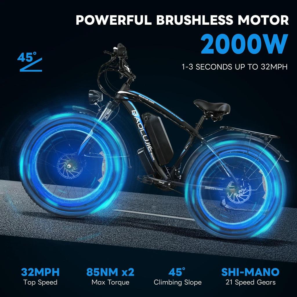 Bici Elettrica EKX X20, 2000W, 48V, 35Ah, 20'' Fat Tire Mountain Bike E Bici Bici Elettrica EKX X20, 2000W, 48V, 35Ah, 20'' Fat Tire Mountain Bike E Bici
