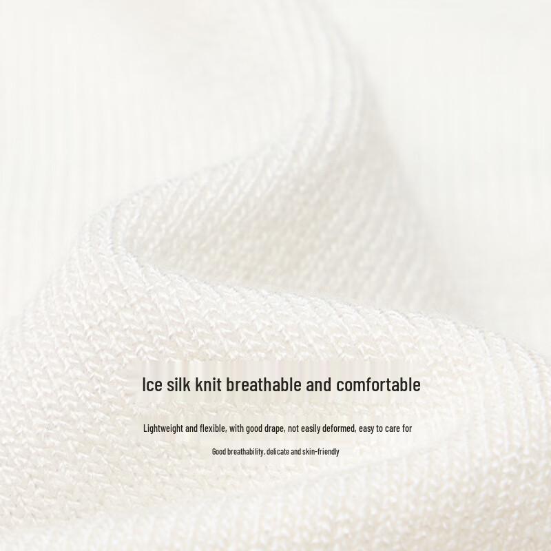 INMAN Ice Silk 3D Embroidered Puff Sleeve Knit Top