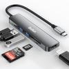 USB Hub 5Gbps High Speed Transfer 6 Ports HDMI 4K Output Lightweight Compact USB Hub Card Data Transfer PD 100W Fast Charging Compatible with Notebook