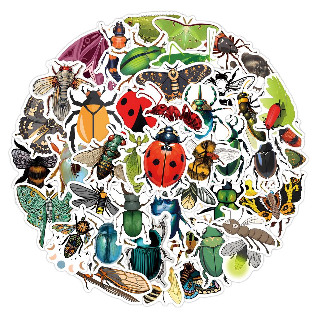 55 Nowe Naklejki Graffiti BUG Dekoracyjne Skateboard Kubek na Wodę Kask Wodoodporne Naklejki