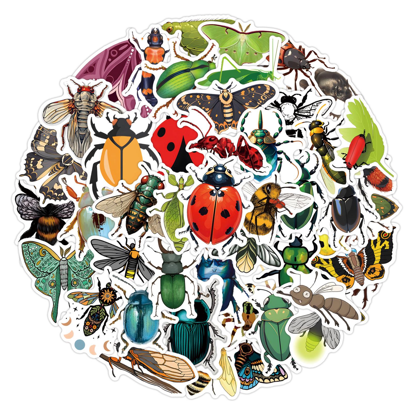 

55 New BUG Graffiti Stickers Decorative Skateboard Water Cup Helmet Waterproof Stickers