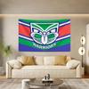 Nova Zelândia Auckland Warriors Bandeira Tapeçaria Impermeável Banner para Fãs de Esportes Decoração de Man Cave Garagem Tecido de Parede com Espírito de Equipe