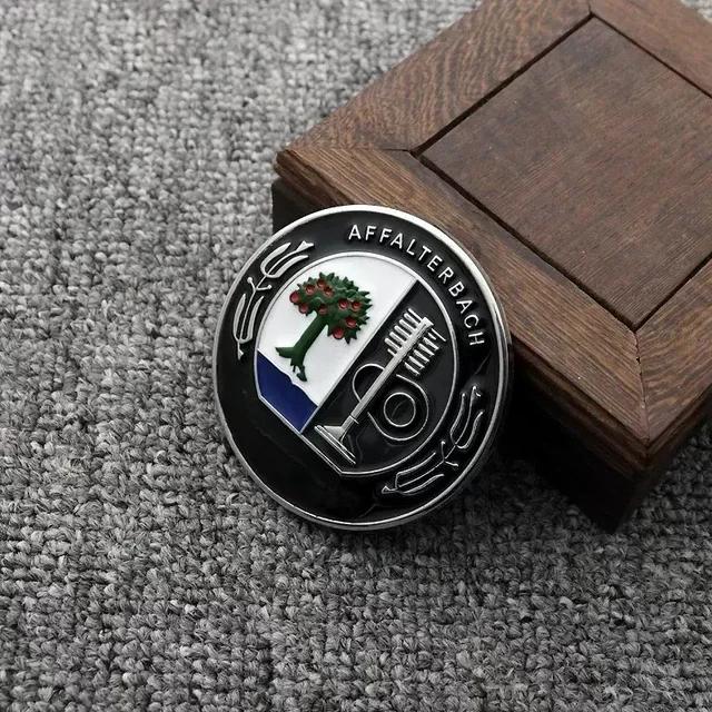 C200 E200 Für Mercedes Benz Auto Tür Fenster Plakette Für AMG Motorhauben Aufkleber 65mm AFFALTERBACH AMG Emblem Aufkleber für Mercedes Benz