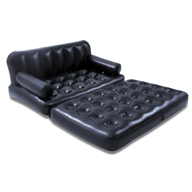 5-in-1 Double-Thick Inflatable Sofa Bed & Lounge Chair