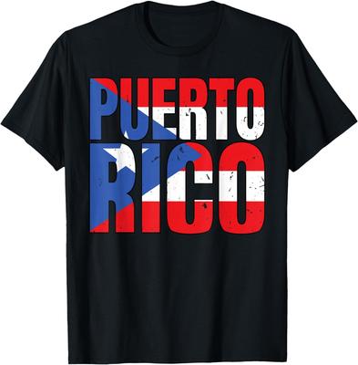 Puerto Rico Flag Puerto Rican Flag Independence Day T-Shirt
