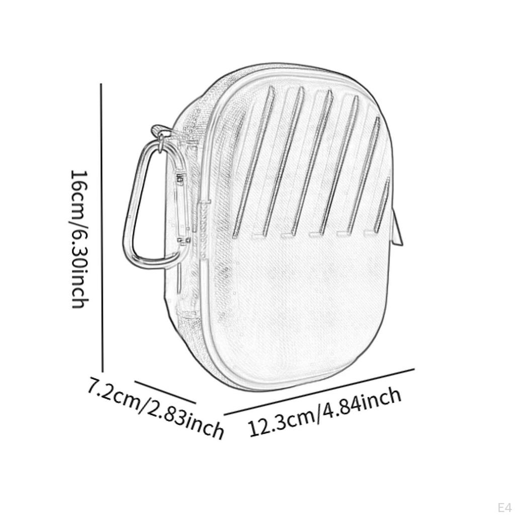 Hard Polypropylene Carrying Case for GPW4 Wired Mice, Wear-resistant, Ideal Computer Games