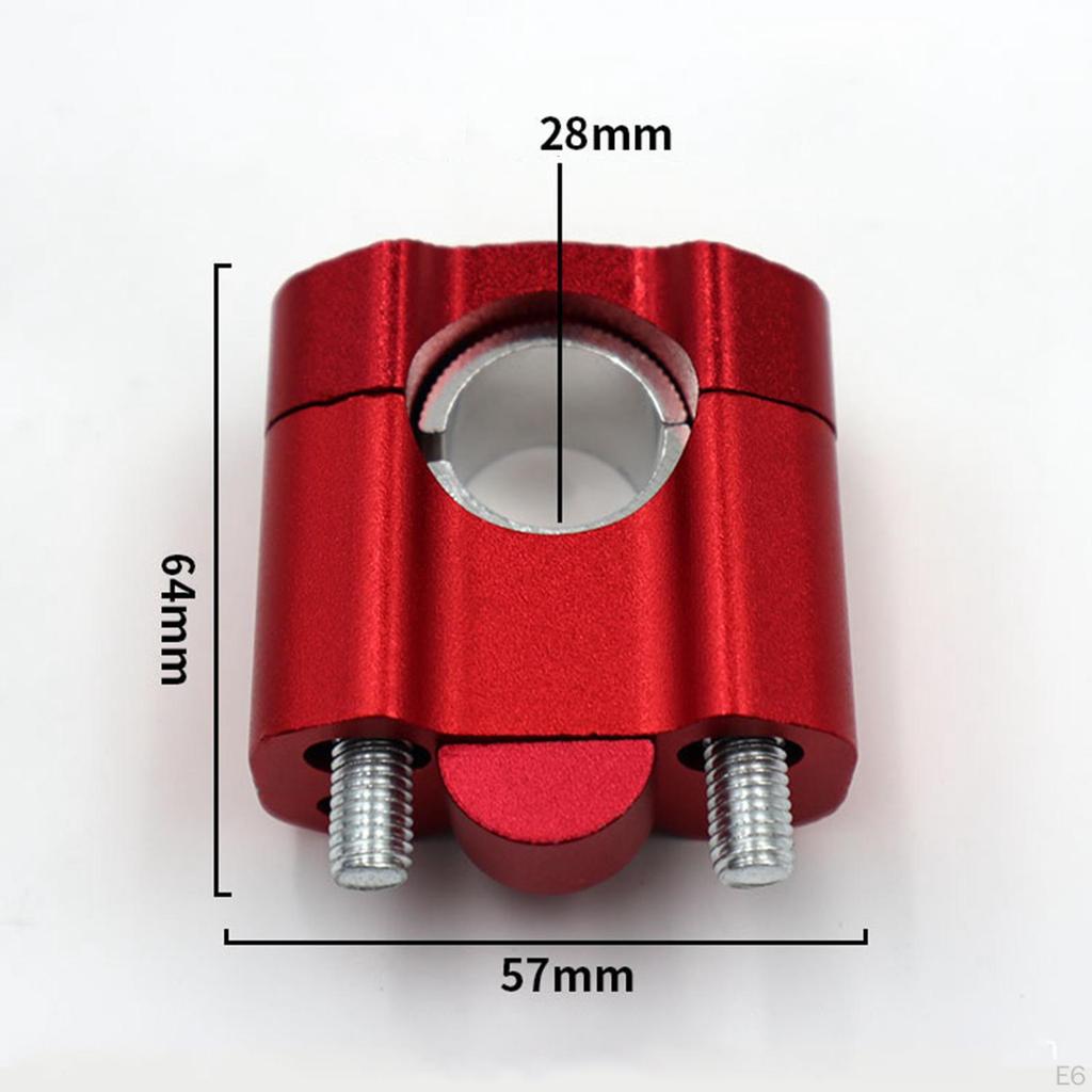 2Pcs Handlebar Mounting Bracket Aluminum Alloy Universal Adapter Riser Accessories Suitable for