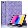 iPad Case with Pencil Holder for Mini 7, Air 5 11 Inch, Air 4 10.9, Apple 13 Inch Tablet, Slim Shockproof PU Leather Cover