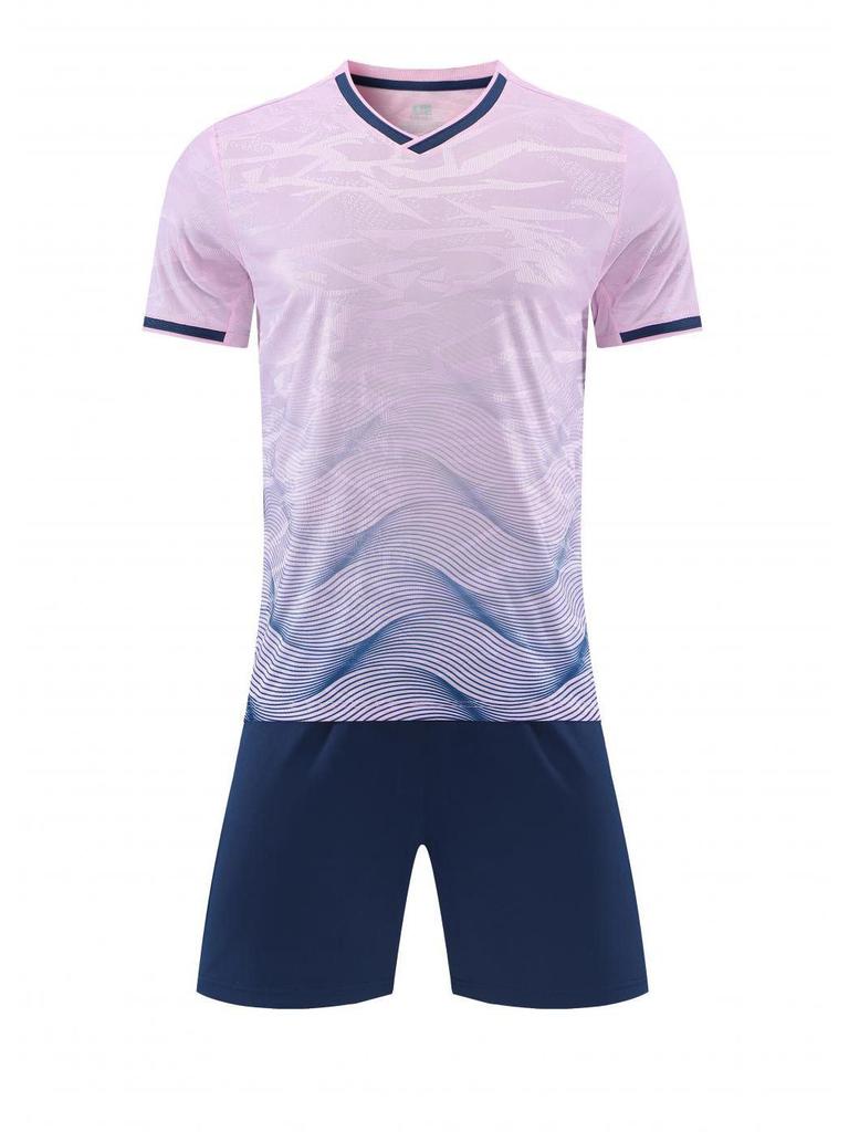 Hochwertiges Jacquard-Fußballtrikot: Schnelltrocknendes Kurzarmtrikot für Jugendliche & Erwachsene