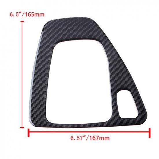 Cover Trim Control Gear Shift Panel 3Series For BMW E90 Carbon Fiber Sticker H