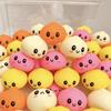 Toy Steamed Bun Stress Toy - 4cm Buns, 12 Pack Mixed Colors (Yellow,, Orange) in Mesh Bag