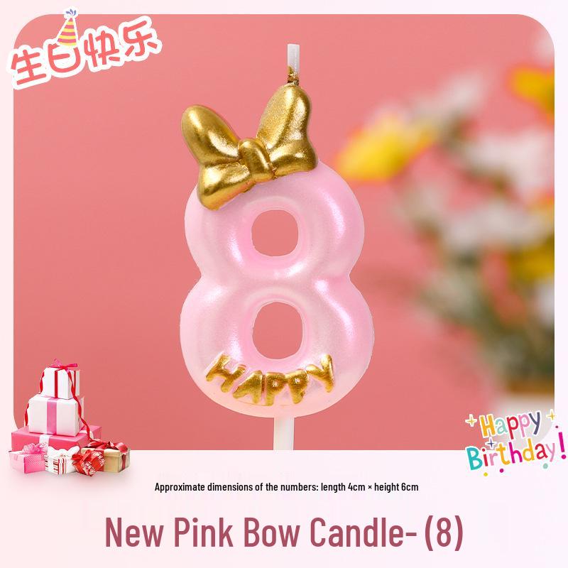 Creative Birthday Candle for Girls - Number One Cake Decoration for Baby and Children