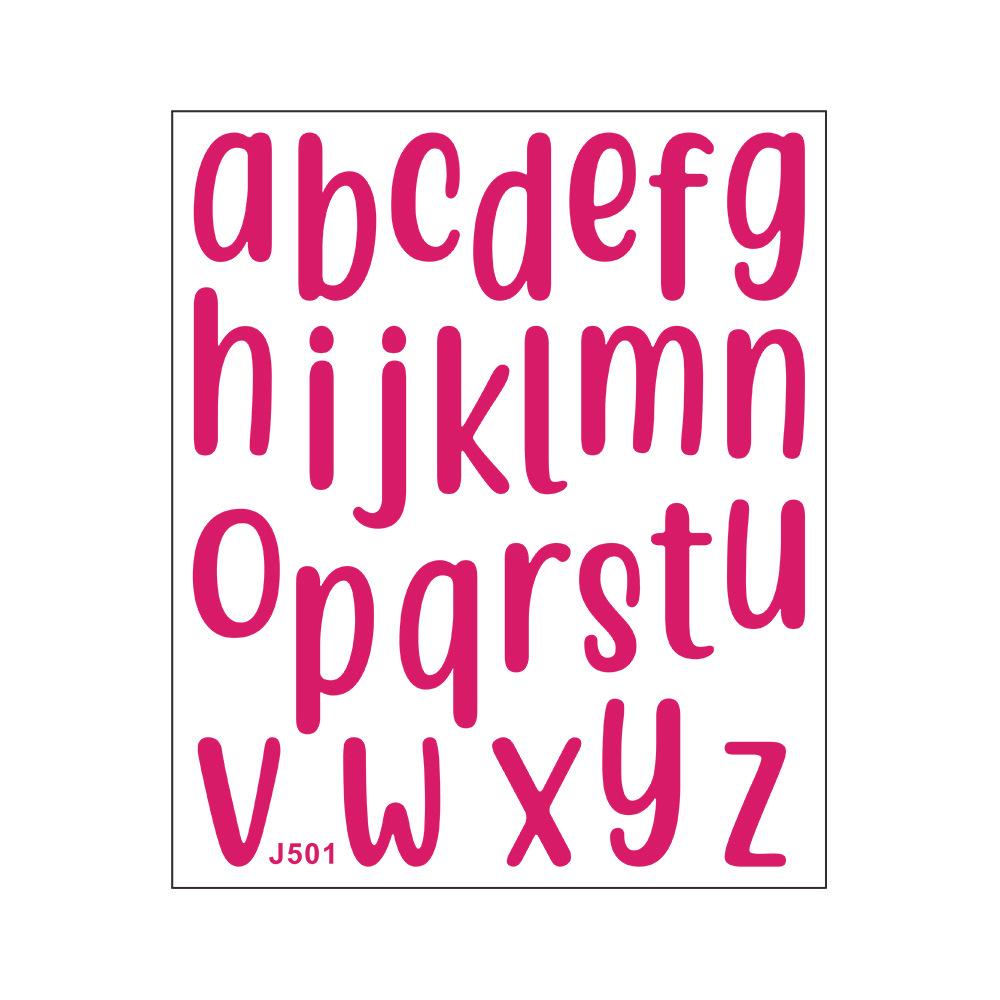 Painted English Letters Stickers Notebook Water Cup Mailbox Beautification and Decoration