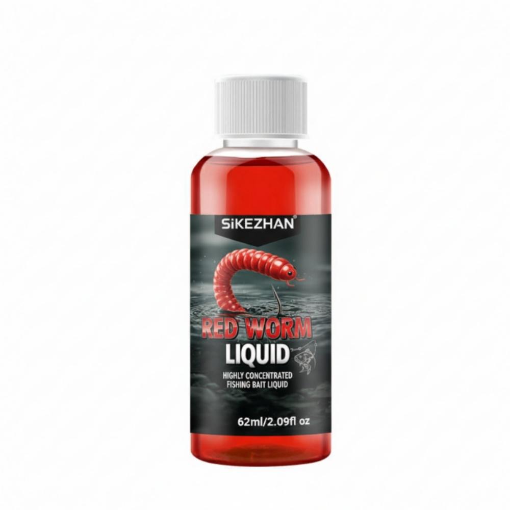 

Red Worm Liquid Bait Additive 62ML High Concentration Fish Attractant Lure Oil for Freshwater Saltwater River Lake Carp Bass