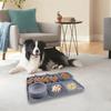 Silicone Slow Feeder Mat Dogs Cats - Non-Slip Puzzle Feeding Tray With Raised Ridges To Prevent Choking Promote