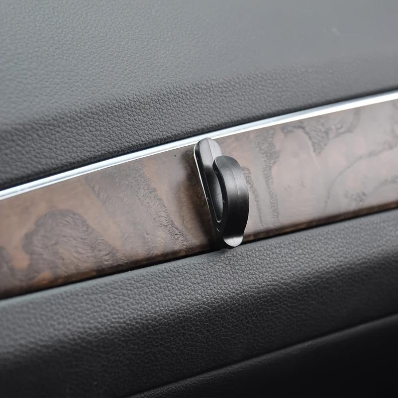 10Pcs No Drill Self Adhesive Hidden Car Hooks Multifunctional Auto Storage Holder For Keys Headphones Bags
