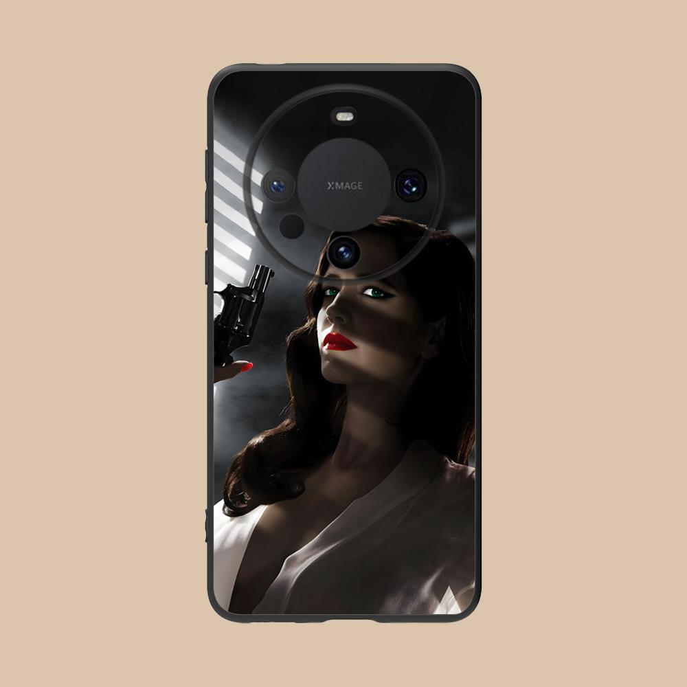 Eva Green Matte TPU Mobile Phone Case for Huawei Mate 60 50 40 30 20 10 Pro Plus Lite E 5G Colorful Printing Cover