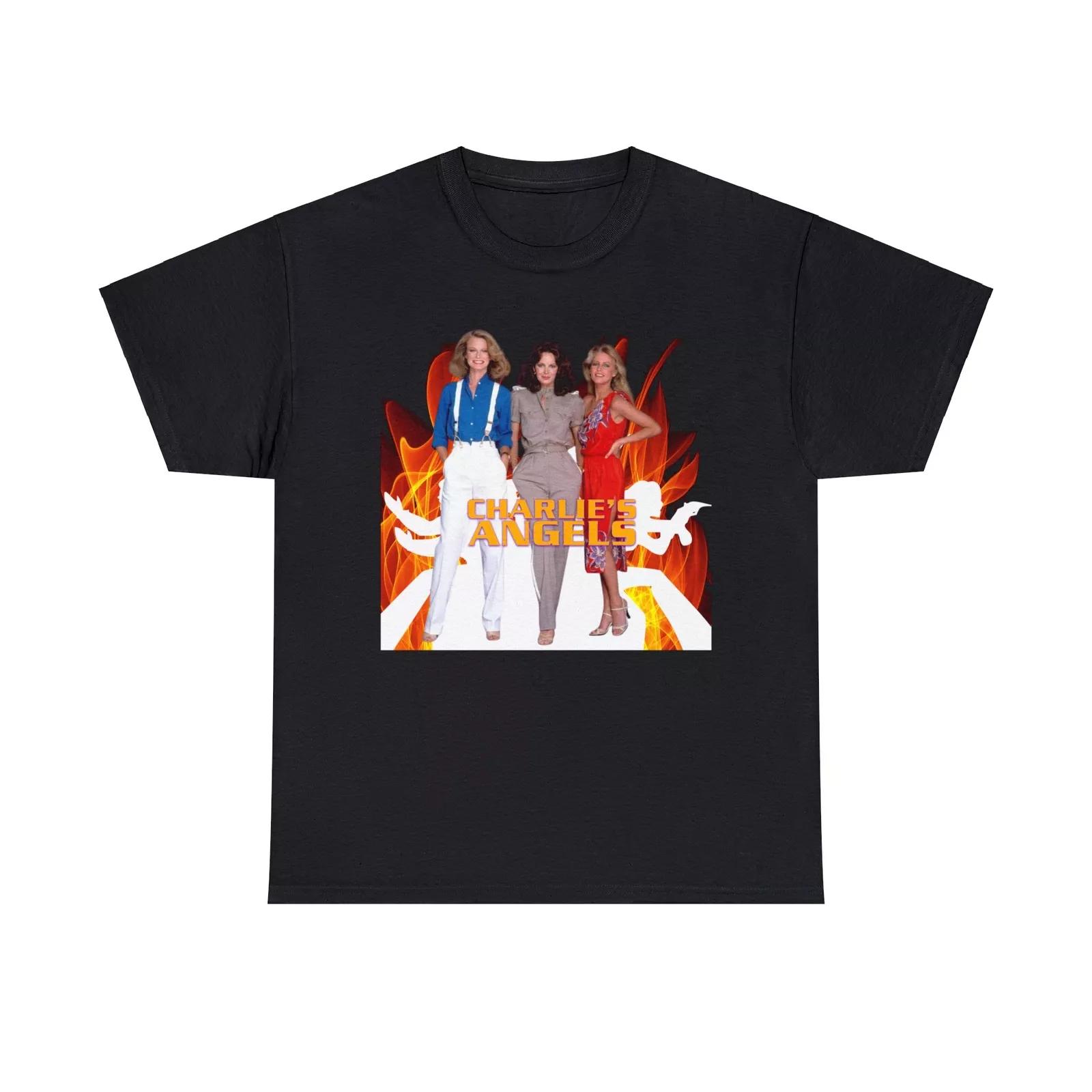 

Charlie s Angels Heavy Cotton Tee, Jaclyn Smith, Cheryl Ladd, Shelley Hack, TV 3XL