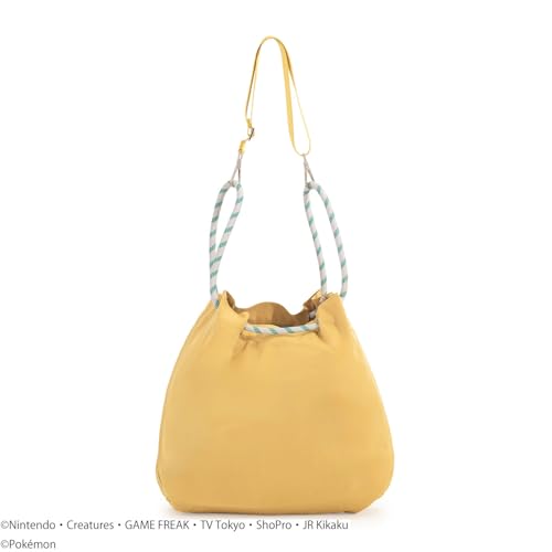 Pokémon Tote Bag, 2-Way Tote Bag for Kids, CPKD5801, Yellow