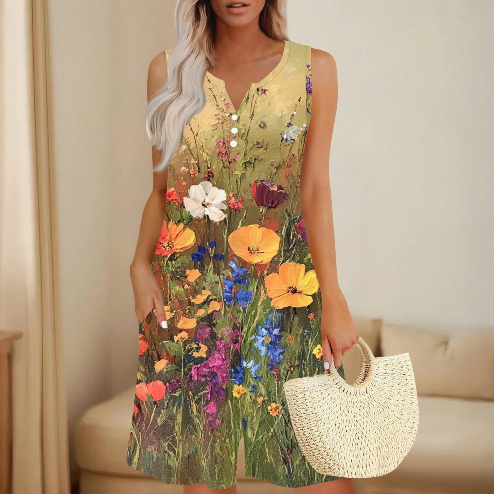 

Женские модные и повседневные цельные шорты без рукавов с карманом на пуговицах S жёлтый