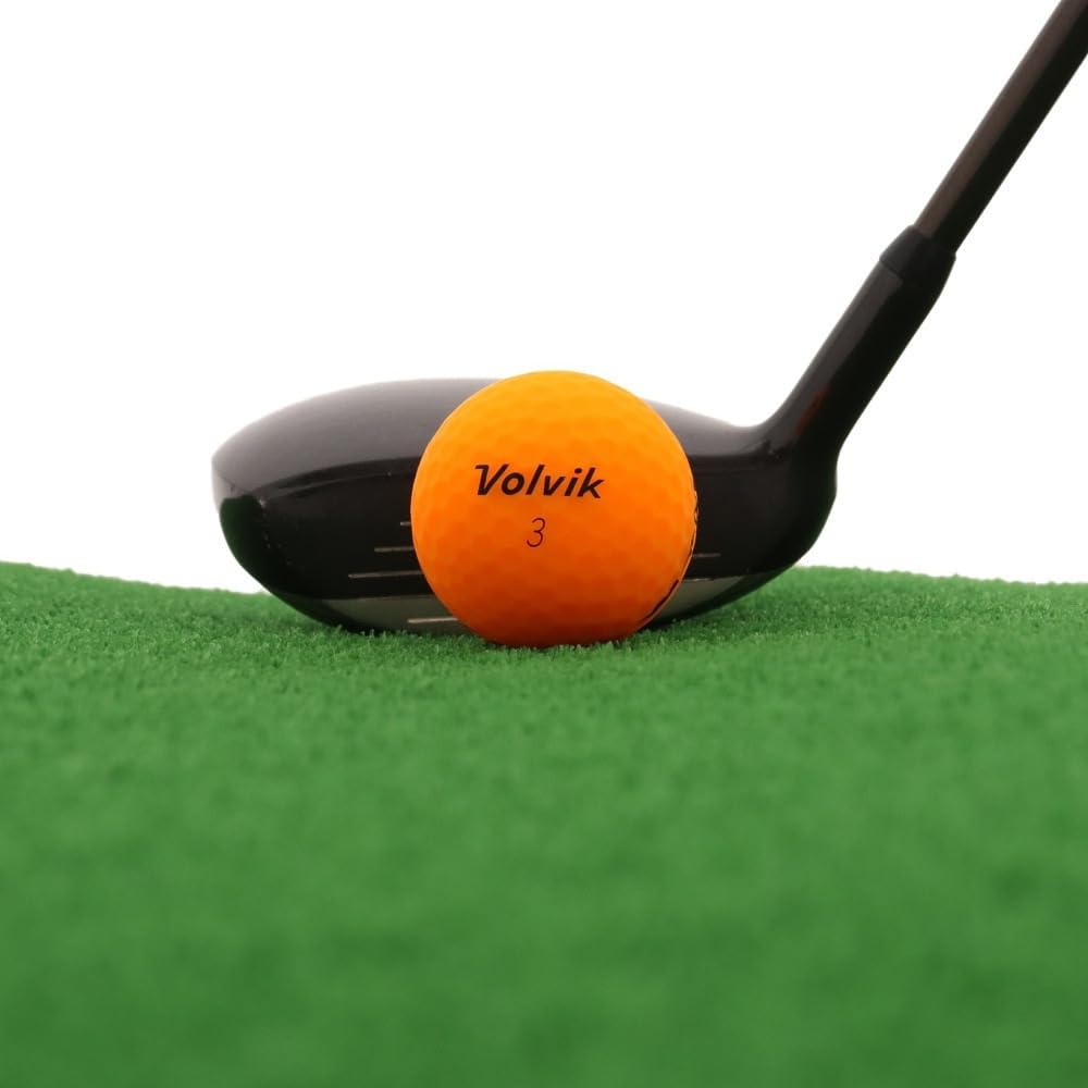Volvik XT AMT Golf Balls, VOLVIK VIVID XT AMT, Orange (3 Balls per Sleeve)