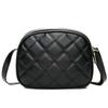 Fashion Diamond Pattern PU Leather Messenger Women Bag Ladies Shoulder Bags Black Luxury Design Crossbody Bags Small Messenger