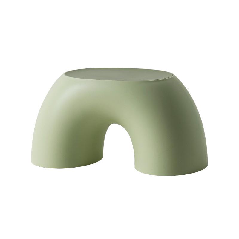 Creative Rainbow Stool - Colorful, round, and comfortable design with non-slip feature, perfect for shoe-changing or as a small multi-purpose seat.