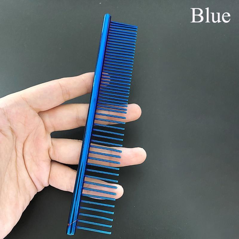 Stainless Steel Pet Comb Optional Professional Dog Cat Grooming Comb Puppy Hair Trimmer Brush Beauty Combs Styling Tools.