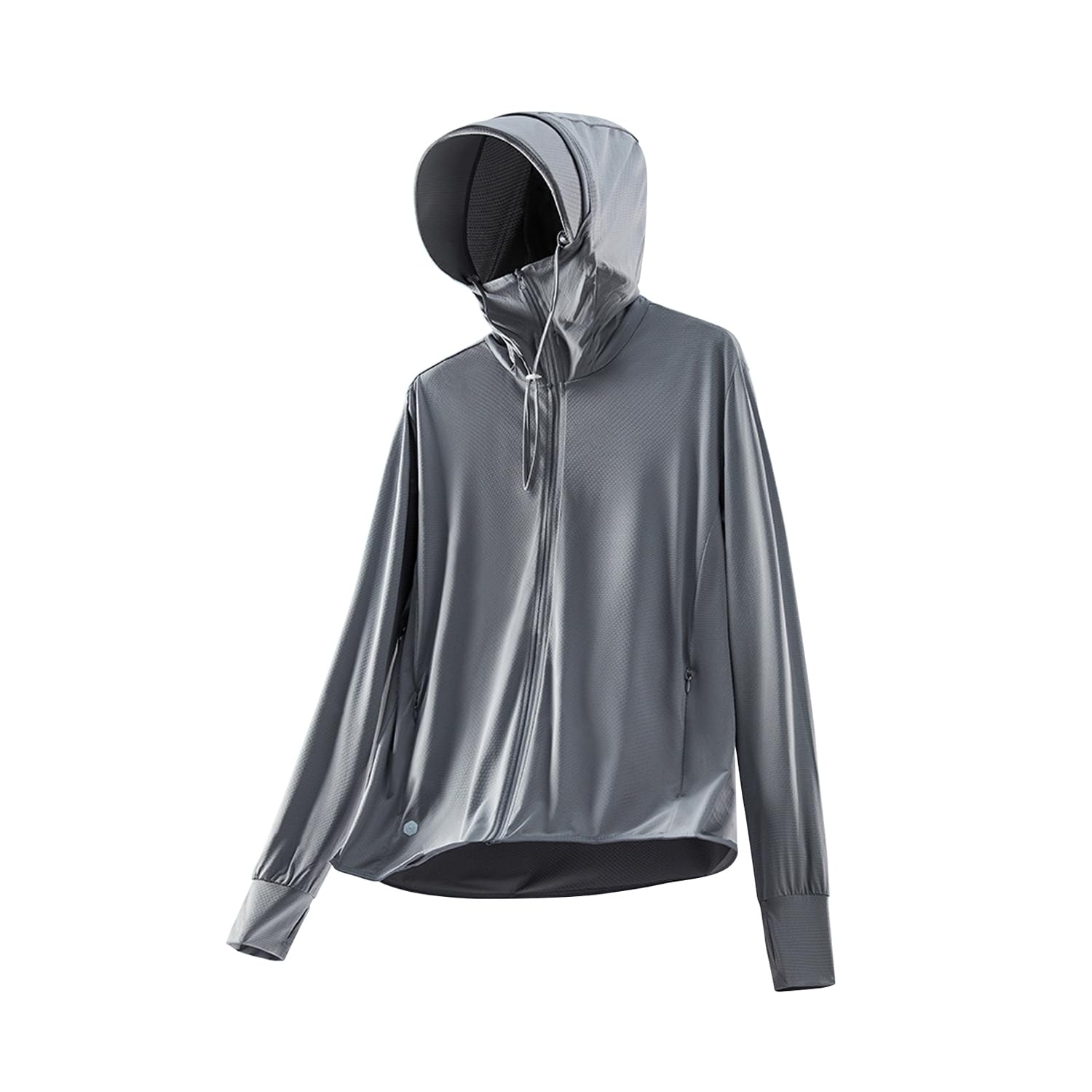 

Rash Guard for UV Protection Sun Protection UV Cut Cooling Summer Long Summer Beach UV Stylish Dark Gray [Pawinpaw] Women/Men, Hoodie, [UPF50+ 98%,