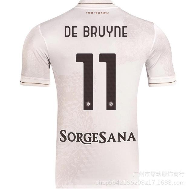 24-27 Serie A Maglia Napoli N.. 11 De Bruyne, Luca AC5 Kudwinter maglia da calcio