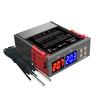2CH Dual Output LED Digital Thermostat Temperature Controller AC 110V 220V DC 12V Incubator Heating Cooling Sensor Thermometer