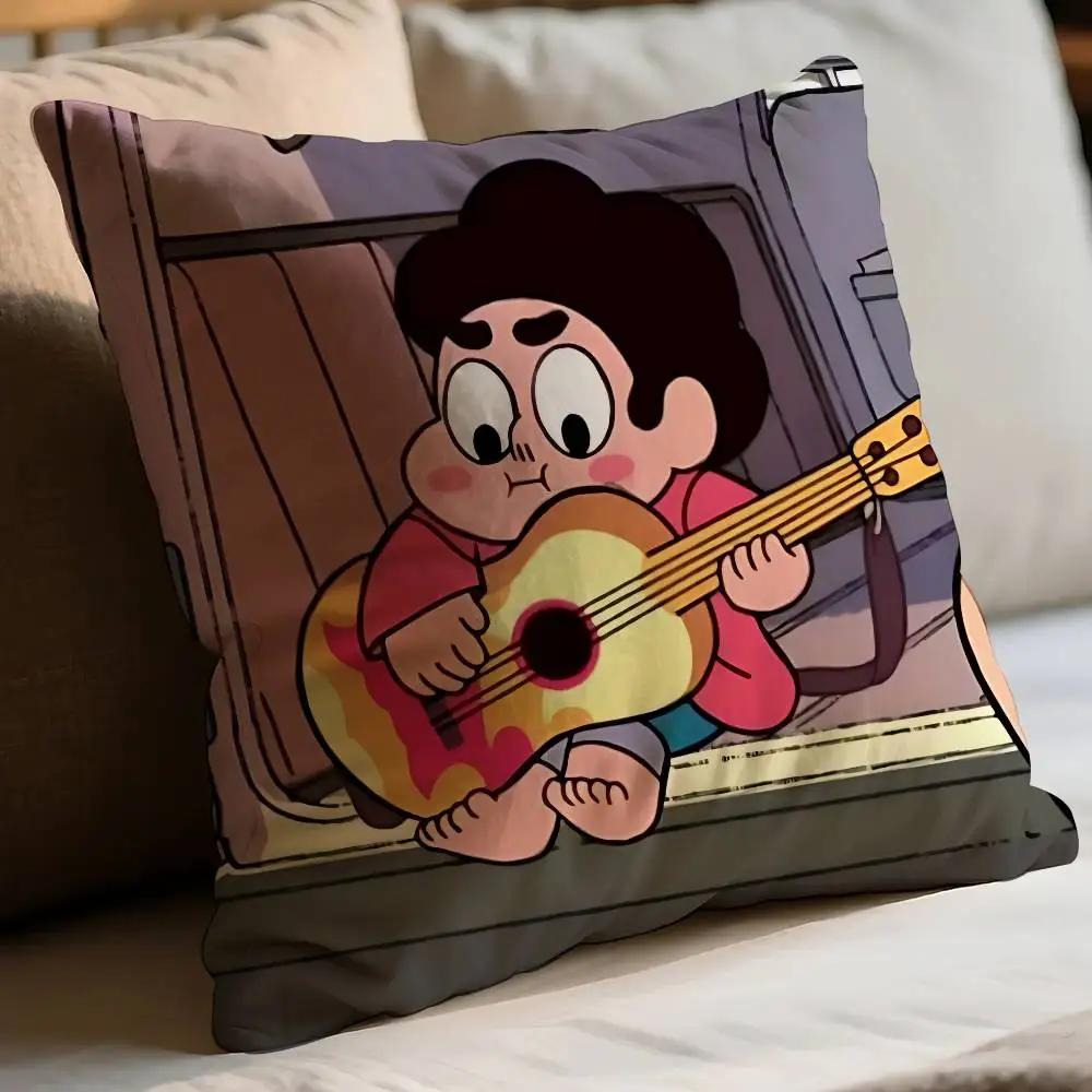 Steven Universe Strawberry Field Pillow Case Throw Pillow Cover Nordic Vintage Style Cushion Covers Living Room Sofa Couch Seat