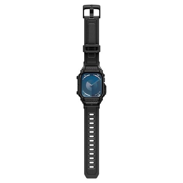 Spigen Rugged Armor Pro Apple Watch 10 / 11 42mm schwarz/mattschwarz ACS08591