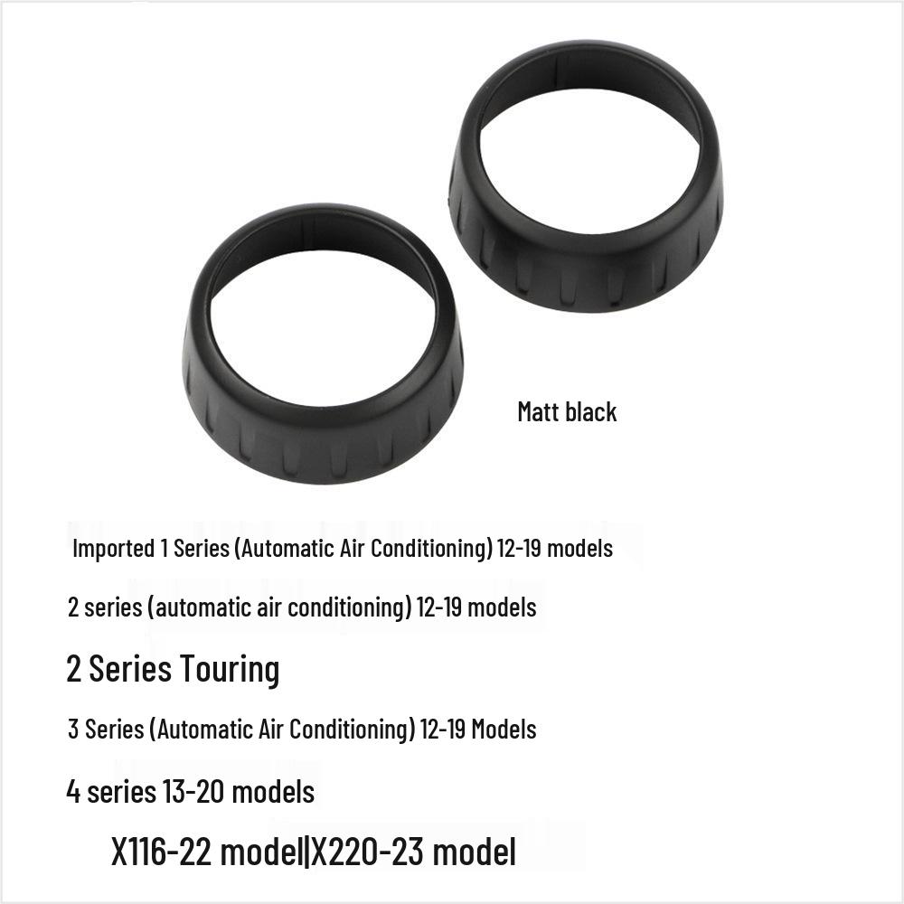 

BMW A/C & Volume Knob Cover for 1, 2, 3, 4 Series & X1, X2, F30, F35