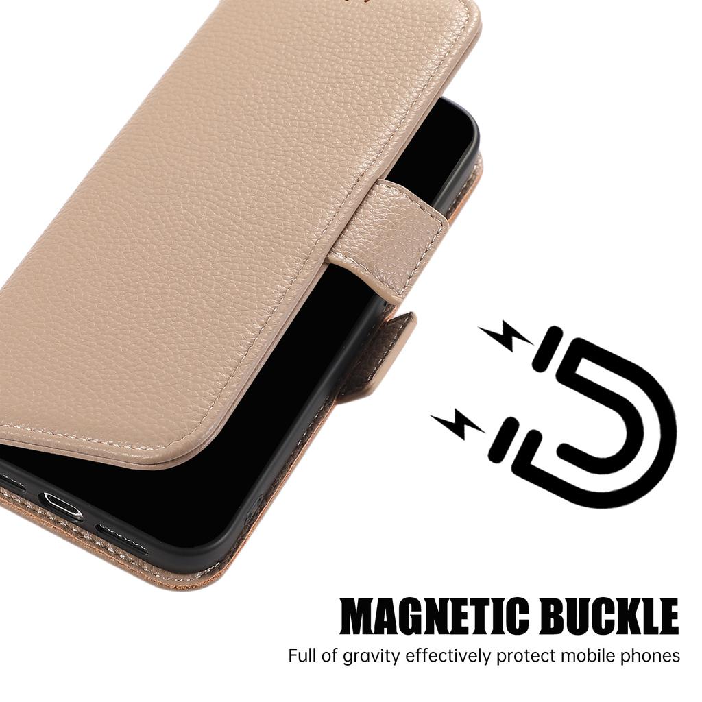 For iPhone 14 Pro Max Leather Case with Card Holder, Straps, Shockproof Wallet Phone Cover