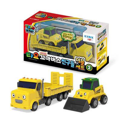 Tayo Special Little Bus Friends Double Set 2_Heavy Equipment, Korean Toys