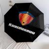 Koenigsegg: Precision Motion Folding umbrella 8 paraphenoid bones Suitable for all seasons Umbrella Three folds Umbrella