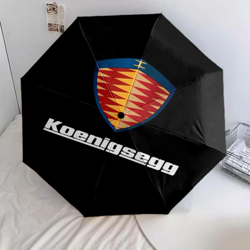 Koenigsegg: Precision Motion Folding umbrella 8 paraphenoid bones Suitable for all seasons Umbrella Three folds Umbrella