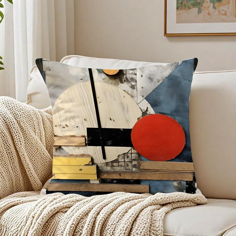 

KKurt Schwitters Collage Art Cushion Cover Pillowcase Antidustmite living Room Sofa Decor Cushion Room 30X30cm