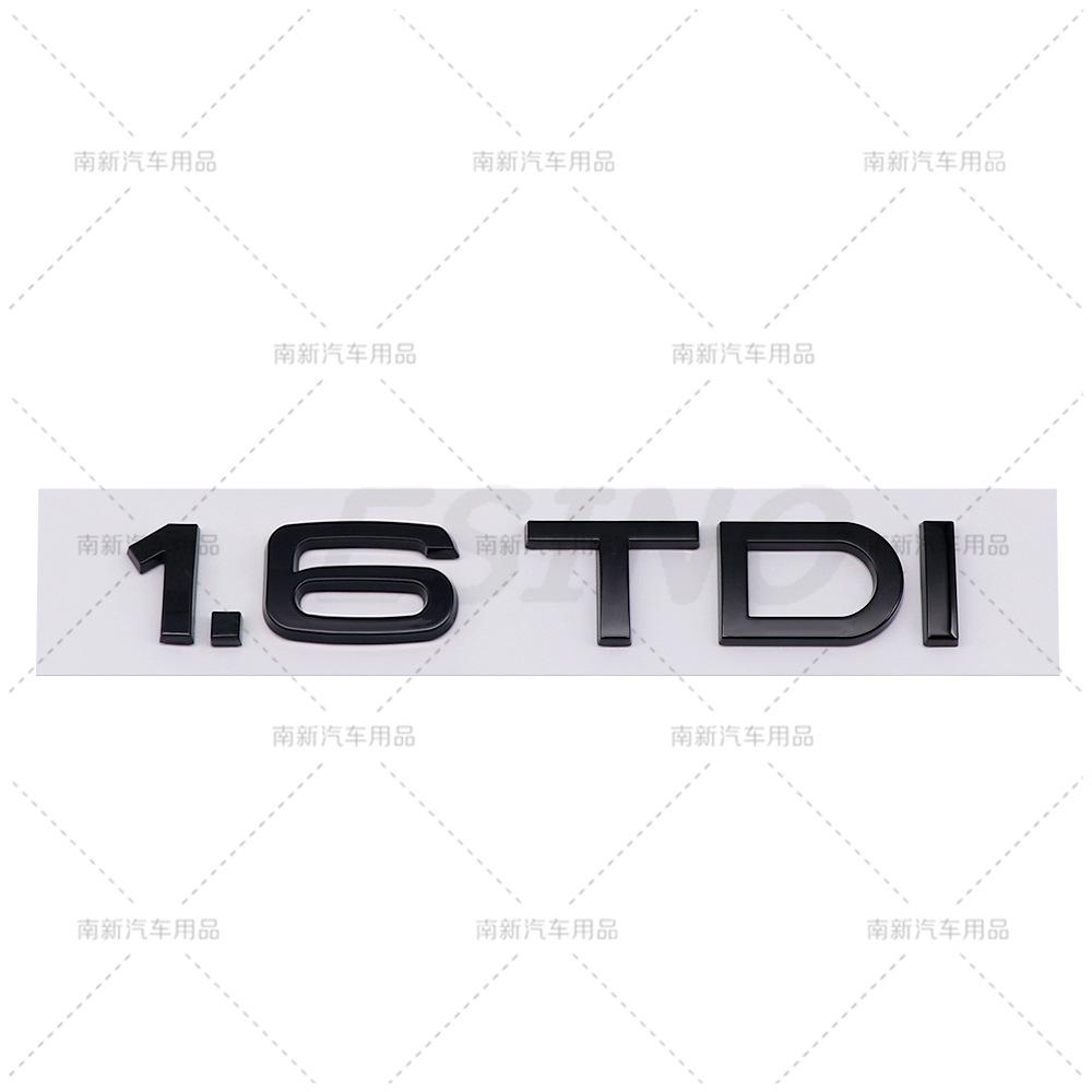 3D 1.6 1.9 2.0 3.0 4.0 TDI Car Trunk ABS Badge Emblem Rear Tailgate Fender Door Adhesive Badge for f2 A4 A5 A6 A7 A8 Q3 Q5 Q7