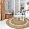 Jute Rug Round Handmade Natural Rug for Any Space Look Rustik Decor For Any Space