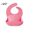Comfortable Bibs for Sensitive Skin Silicone Baby Bib, Waterproof Soft Adjustable Feeding Durable Large Pocket Catch Food Bib Babies And Toddlers