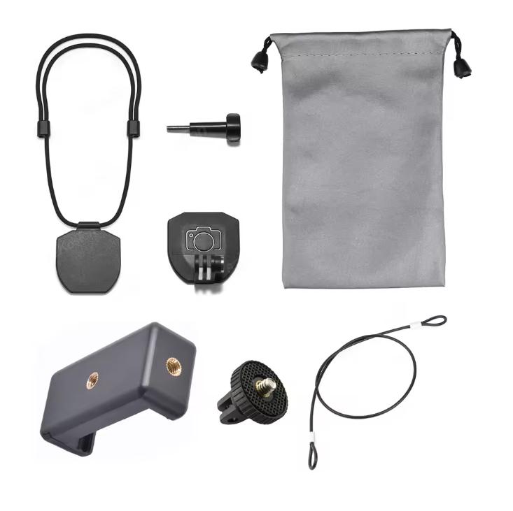 Magnetic Mount Bracket Adapter with Lanyard for Insta360 X5 X4/Osmo 360 Action 5Pro 4/Gopro Hero13 Gopro Accessories