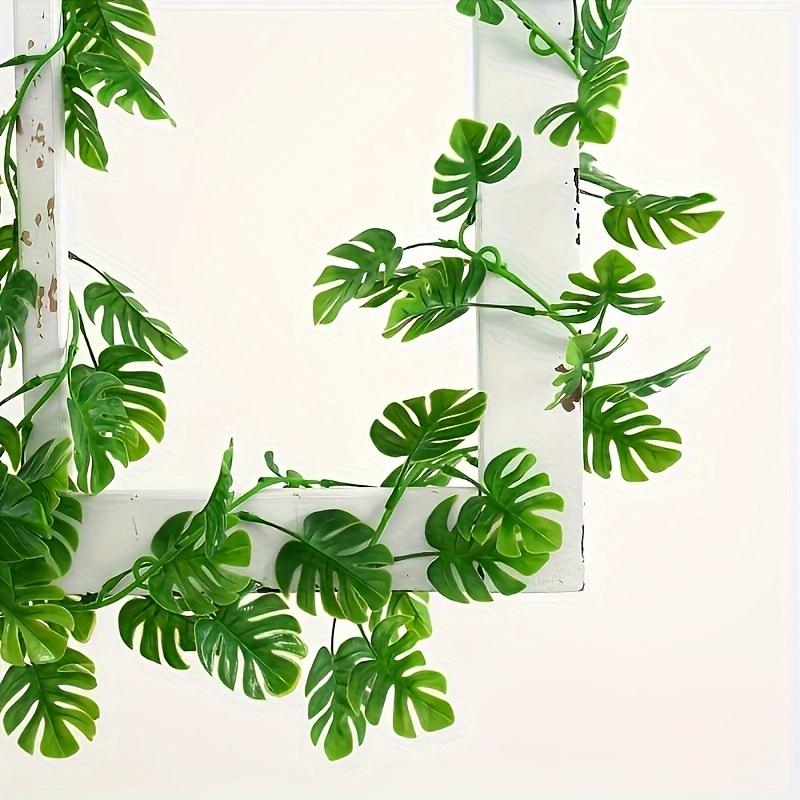 Plastic Tropical Plant Hanging Vine Garlands Birthday Wedding Decoration Indoor Outdoor Home Garden Patio Jungle Themed Parties