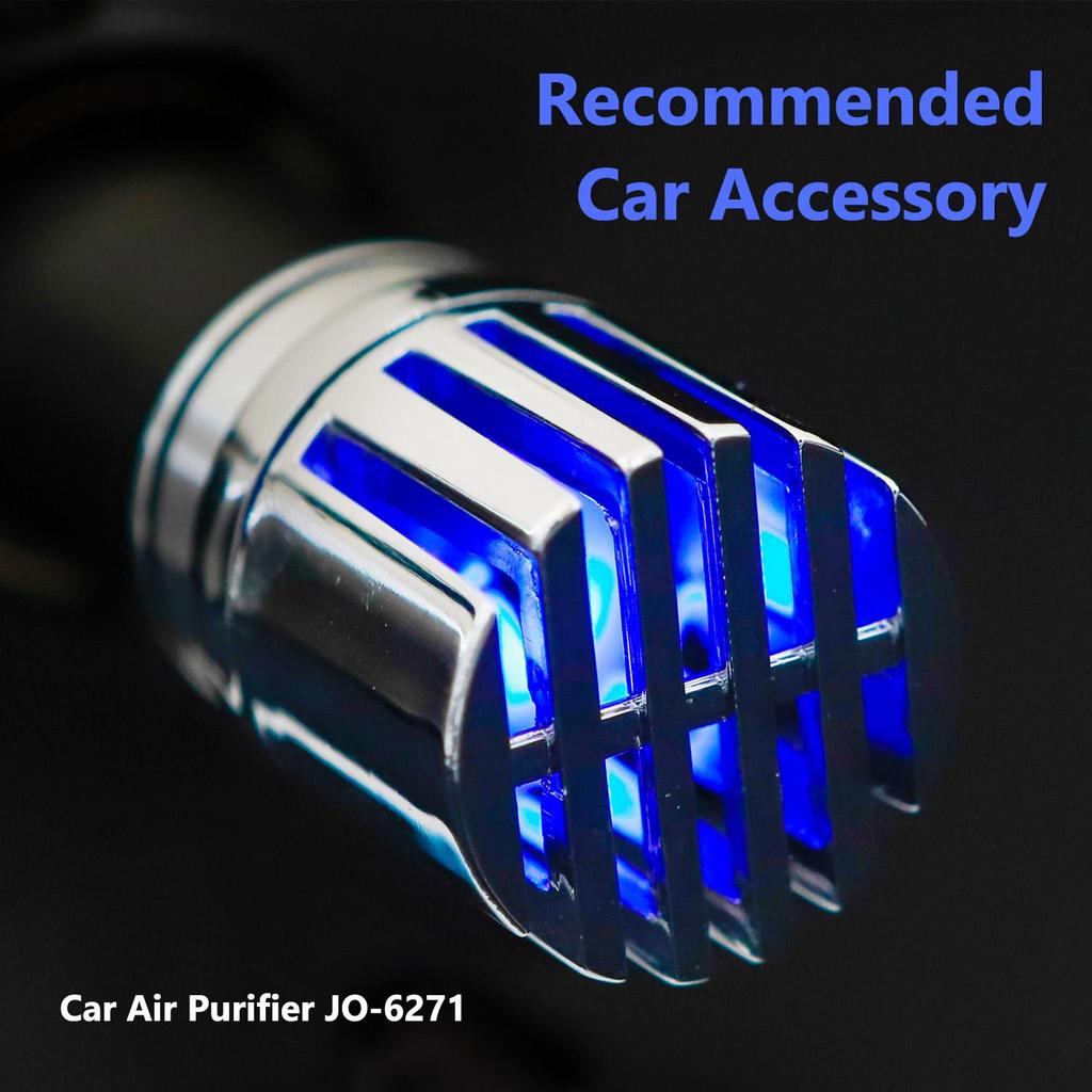 Mini 12V Auto Luchtionisator Luchtreiniger Plug-In Verfrisser, Verwijdert Rook, PM2.5, Pollen, Geuren, Stille Automatische Luchtreiniger voor Reizen