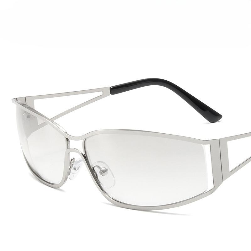 Latest Retro Hollow Sunglasses European and American Y2K Sunglasses Women Trendy Gradient Sun Glasses Shades Eyewear